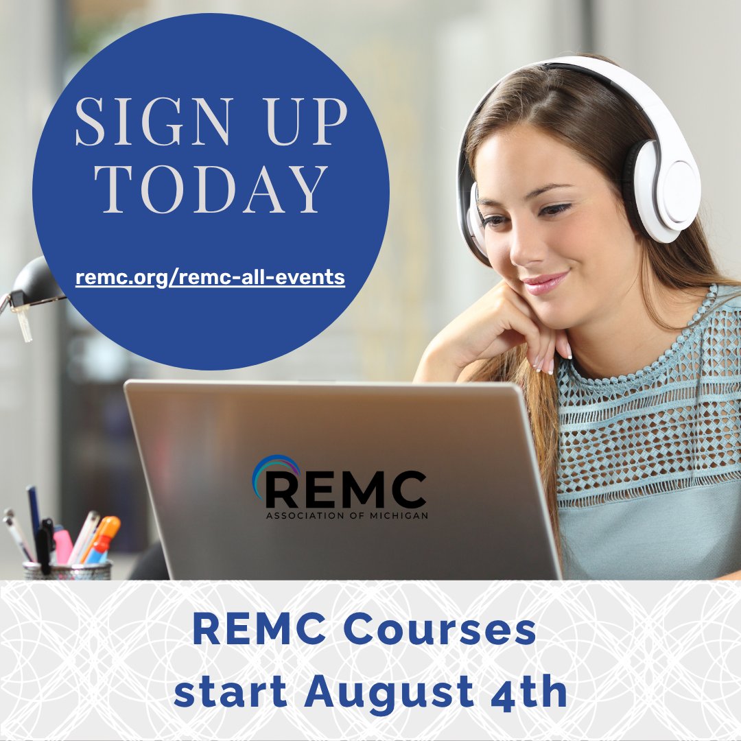 Still need SCECHs? Take advantage of an August REMC course. Boost your tech skills, engage students &amp; earn 10 FREE SCECHs - all at your own pace! Sign up now: remc.org/remc-all-events