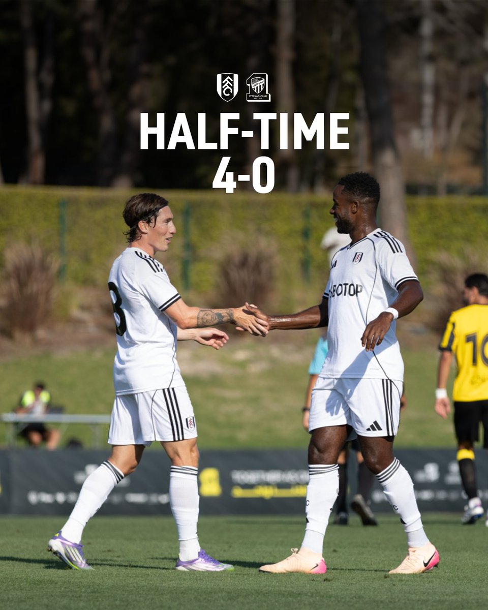 FulhamFC's tweet photo. A dominant first half. 💪 https://t.co/ArP8PYvsCq