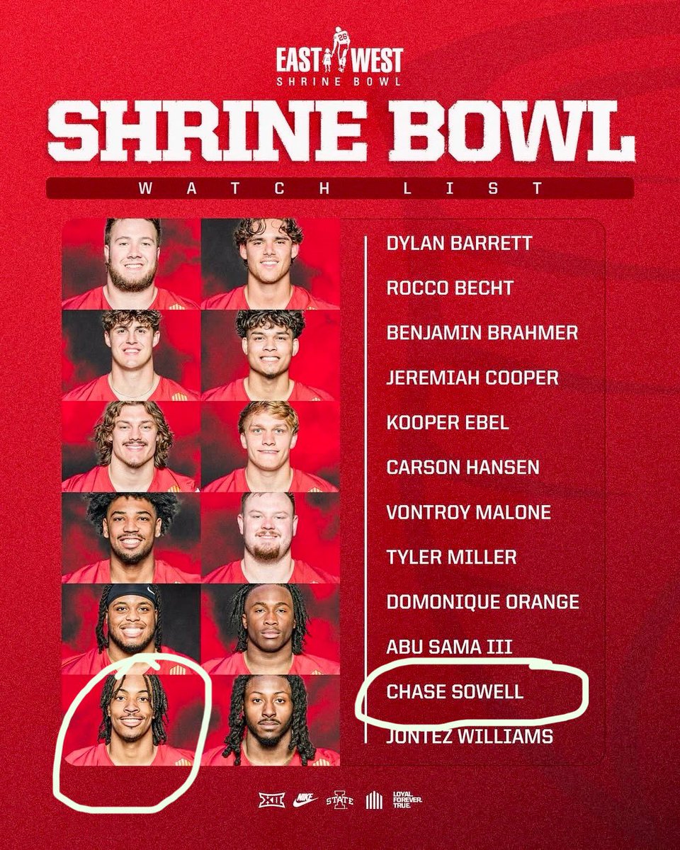 Sowell 33 (@sowell33) on Twitter photo Happy but NOT SATISFIED!!! It doesn’t matter until you PROVE IT!!! And, you have always love the CHALLENGE to PROVE IT!!! Congratulations son. BACK TO WORK!!! <a href="/CycloneFB/">Iowa State Football</a> have A LOT of weapons!!!! Happy but NOT SATISFIED!!! It doesn’t matter until you PROVE IT!!! And, you have always love the CHALLENGE to PROVE IT!!! Congratulations son. BACK TO WORK!!! <a href="/CycloneFB/">Iowa State Football</a> have A LOT of weapons!!!!
