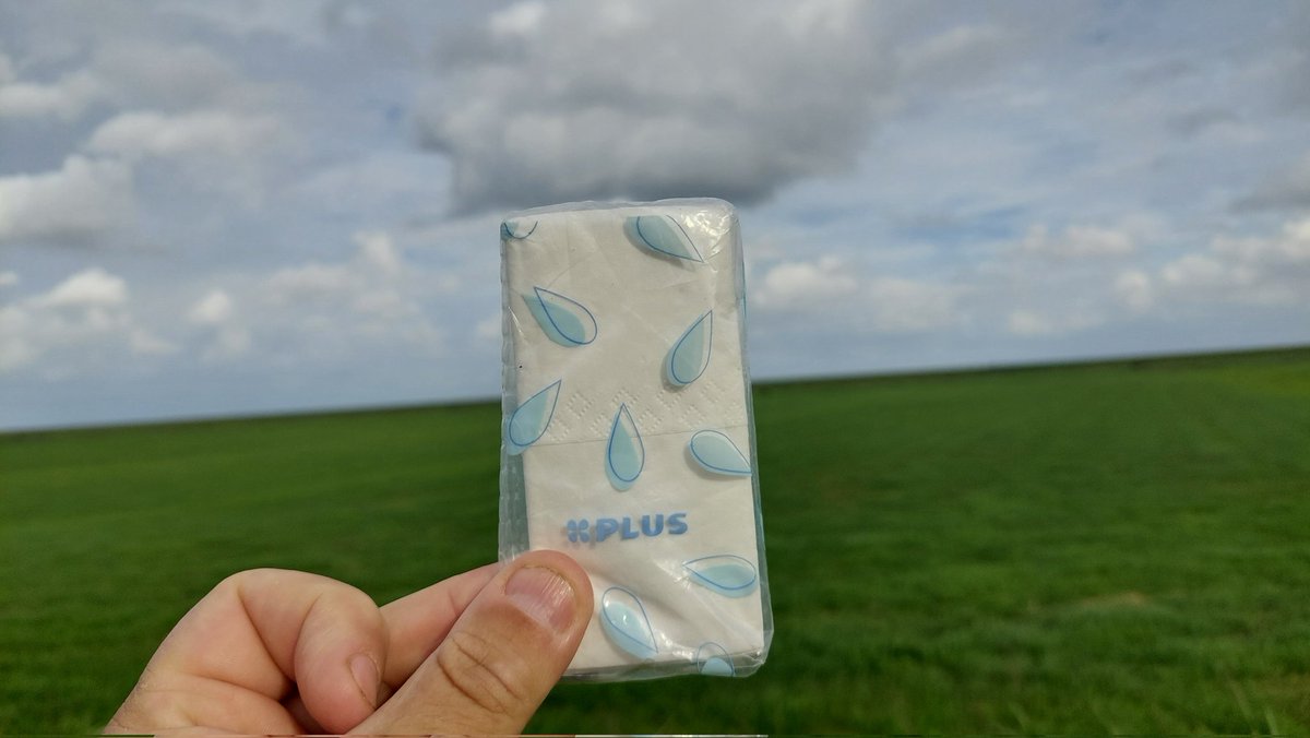 Wat er toch uit de hemel valt bij een stevige bui...