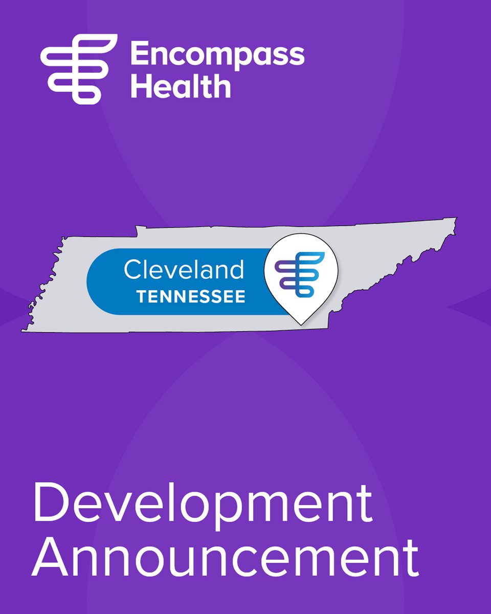 We are excited to announce that we are expanding our national footprint to Cleveland, Tennessee. This new 40-bed freestanding inpatient rehabilitation hospital will serve as a satellite location to our Chattanooga, Tennessee hospital. The hospital is expected to open in 2026.