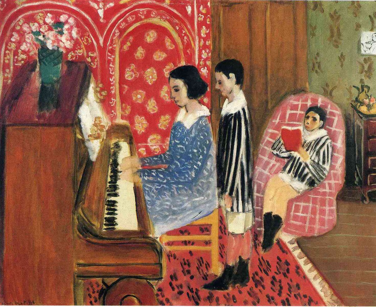 The Piano Lesson, 1923 #artbots #matisse