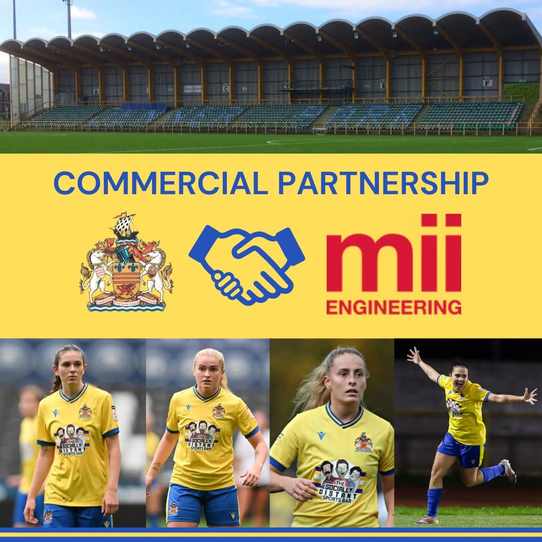 Barry Town Utd Women FC (@btuwomenfc) on Twitter photo ๐๐ผ๐บ๐บ๐ฒ๐ฟ๐ฐ๐ถ๐ฎ๐น ๐ฃ๐ฎ๐ฟ๐๐ป๐ฒ๐ฟ๐๐ต๐ถ๐ฝ
We are deligthed to be extending our partnership with Mii Engineering for the 2025-26 season which will see the logo appear on our new Women's away and U19 home kits.
Many thaks for your continued support ๐ค๐ก๐ต ๐๐ผ๐บ๐บ๐ฒ๐ฟ๐ฐ๐ถ๐ฎ๐น ๐ฃ๐ฎ๐ฟ๐๐ป๐ฒ๐ฟ๐๐ต๐ถ๐ฝ
We are deligthed to be extending our partnership with Mii Engineering for the 2025-26 season which will see the logo appear on our new Women's away and U19 home kits.
Many thaks for your continued support ๐ค๐ก๐ต