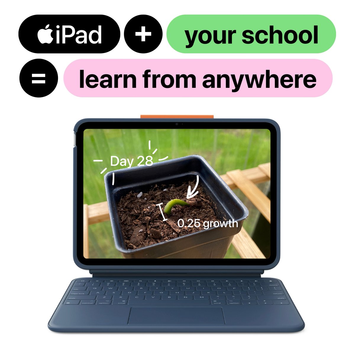 With lightweight, portable devices, students can take the classroom anywhere. Count on iPad for your school. apple.com/education/k12/