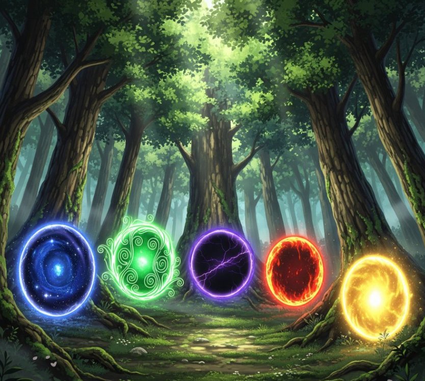 The reader woke up and found yourself in a forest with no way out besides 5 different portals with different colors.

Now it is your choice reader, you need to choose one portal and get 1 of 15 possible outcomes!

These can reach from freedom to a bad end~

🔁+❤️+🖼️+Your choice