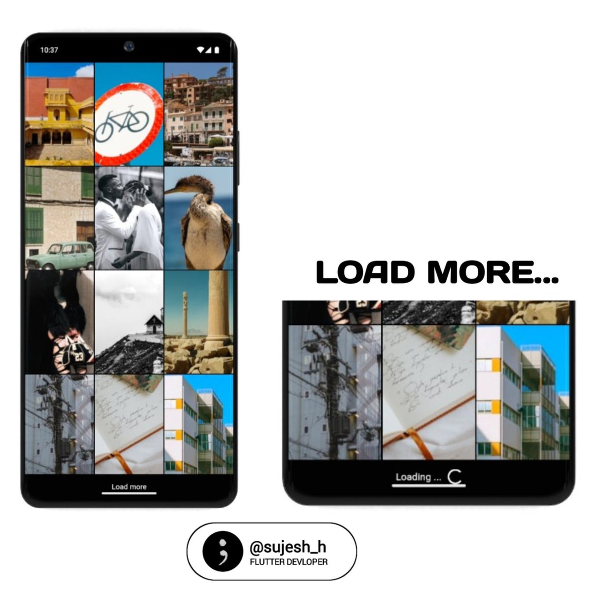 sujesh_h's tweet image. Wallpaper App(lite build) in #Flutter! 🎨
Fetches stunning wallpapers from the Pexels API, uses flutter_cache_manager and wallpaper_manager_flutter to set them as your device wallpaper.
#FlutterCommunity #MobileApp #Coding #AndroidDev