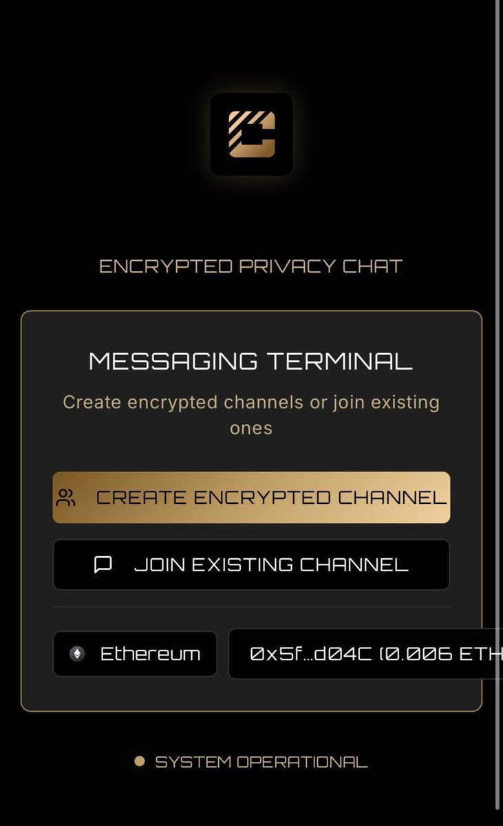 Here’s a first look at CloakChat, our encrypted wallet-to-wallet chat platform.

No emails
No phone numbers
No personal information

Just secure, anonymous messaging built for Web3.

#StayCloaked
