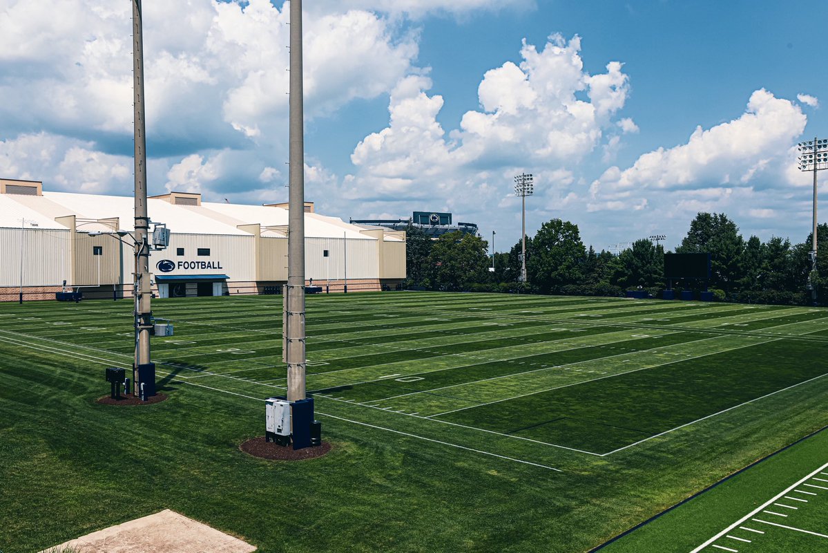 James Franklin (@coachjfranklin) on Twitter photo Happy Valley = Football Heaven
Appreciate <a href="/Spurious_George/">George Peters</a> & the BEST grounds crew in the country getting our practice fields ready for fall camp! #WeAre Happy Valley = Football Heaven
Appreciate <a href="/Spurious_George/">George Peters</a> & the BEST grounds crew in the country getting our practice fields ready for fall camp! #WeAre