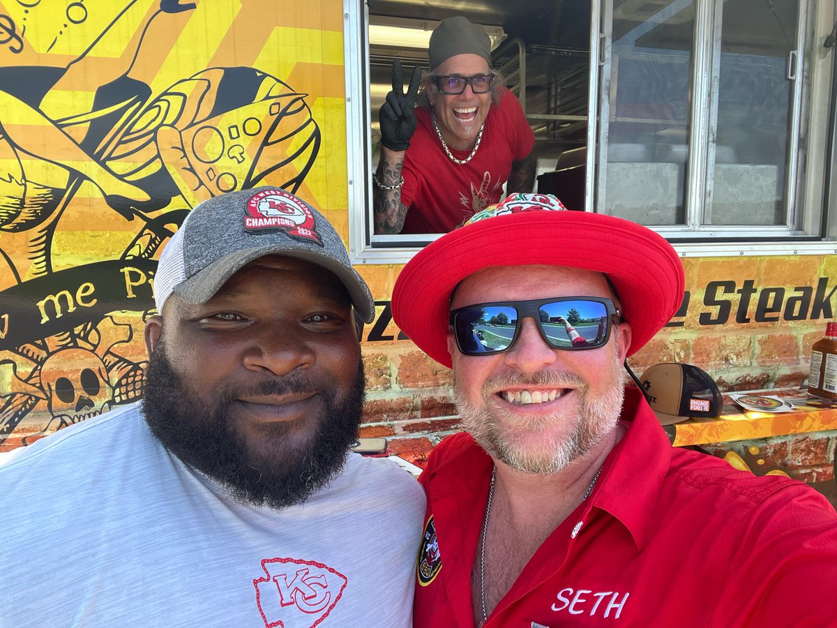 GrindersKC (@grinderskc) on Twitter photo Great time catering the <a href="/Chiefs/">Kansas City Chiefs</a>  training camp yesterday! Luckily we had some help from <a href="/sethsteague/">Seth Teague</a>, cuz the guys had huge appetites after a tough practice. Go Chiefs! Great time catering the <a href="/Chiefs/">Kansas City Chiefs</a>  training camp yesterday! Luckily we had some help from <a href="/sethsteague/">Seth Teague</a>, cuz the guys had huge appetites after a tough practice. Go Chiefs!