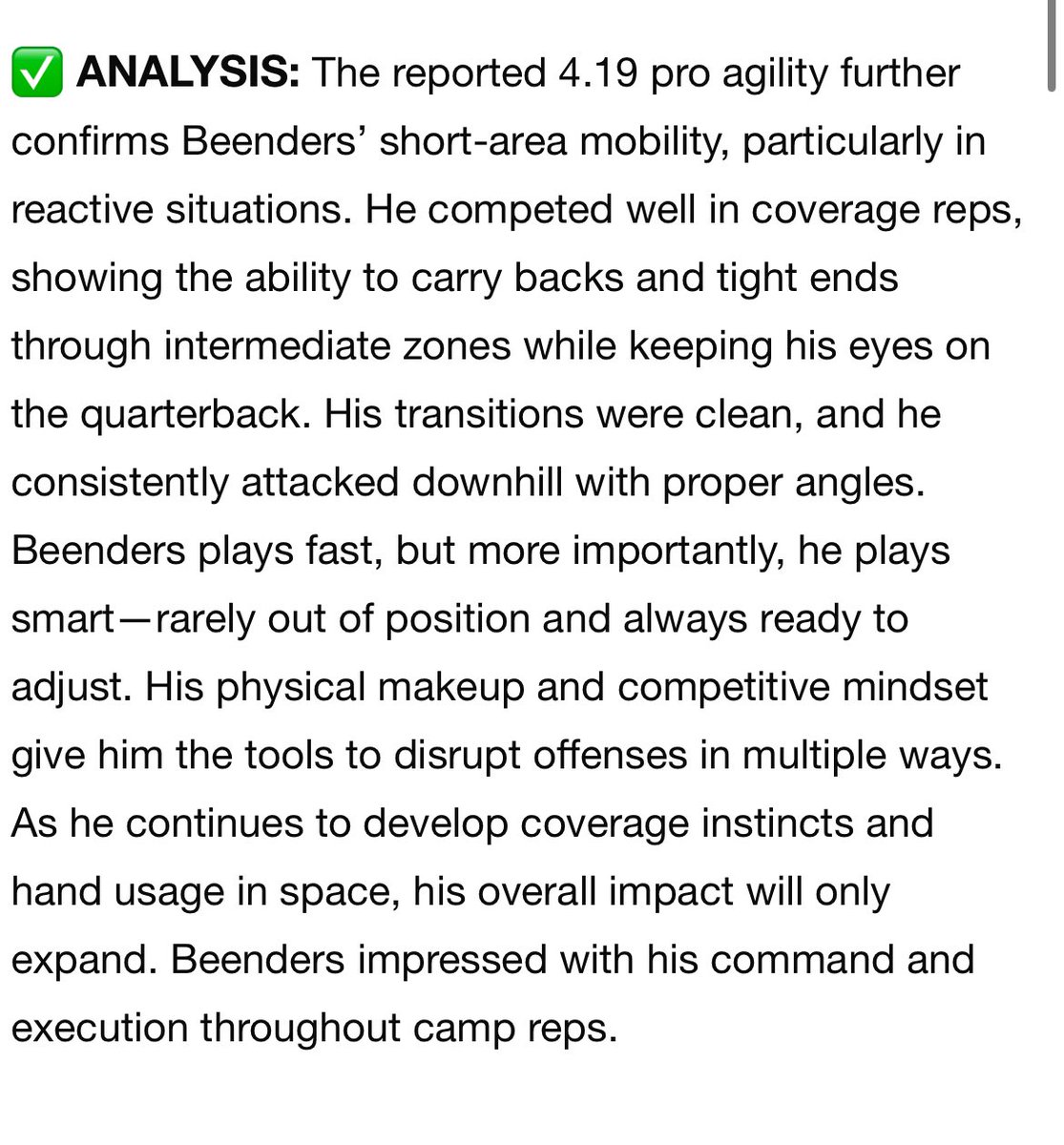 Isaac L. Beenders (@ibeenders22) on Twitter photo Thank you <a href="/sixstarfootball/">Six Star Football | PLUS+</a> for the recognition of top performer at the <a href="/WIUFootball/">Western Illinois Football</a> camp.
<a href="/23adamoneill/">Coach O’Neill TurnoverD</a> <a href="/CoachJoeDavis/">Joe Davis</a> <a href="/KreczmerWIU/">Brandon Kreczmer</a> <a href="/EDGYTIM/">Timothy “EDGYTIM” OHalloran</a> Thank you <a href="/sixstarfootball/">Six Star Football | PLUS+</a> for the recognition of top performer at the <a href="/WIUFootball/">Western Illinois Football</a> camp.
<a href="/23adamoneill/">Coach O’Neill TurnoverD</a> <a href="/CoachJoeDavis/">Joe Davis</a> <a href="/KreczmerWIU/">Brandon Kreczmer</a> <a href="/EDGYTIM/">Timothy “EDGYTIM” OHalloran</a>