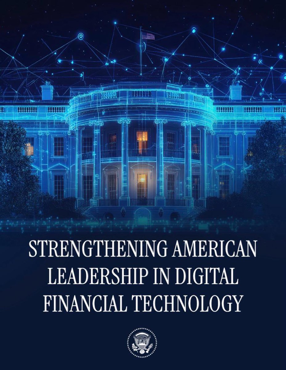 Today the White House is releasing its comprehensive report on digital assets, providing long-awaited regulatory clarity for innovators in a cutting-edge industry. President Trump is delivering on his promise to make the U.S. the crypto capital of the planet.
