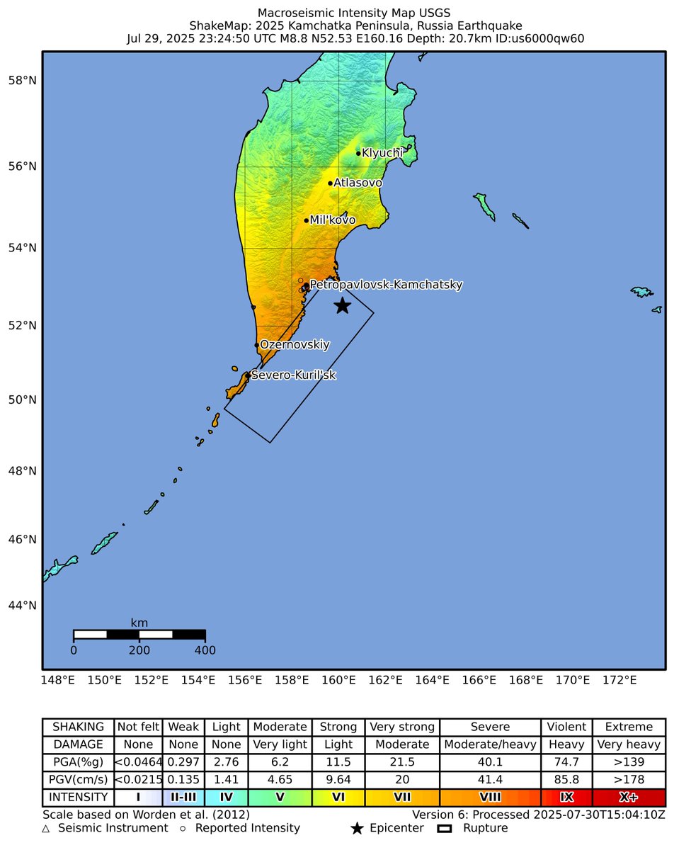🌟FREE TO READ #KAMCHATKA #EARTHQUAKE PAPERS🌟As a service to researchers working on the 2025 M8.8 Kamchatka earthquake, we have curated a list of papers related to the region, free until until 22 August buff.ly/50ufJGS