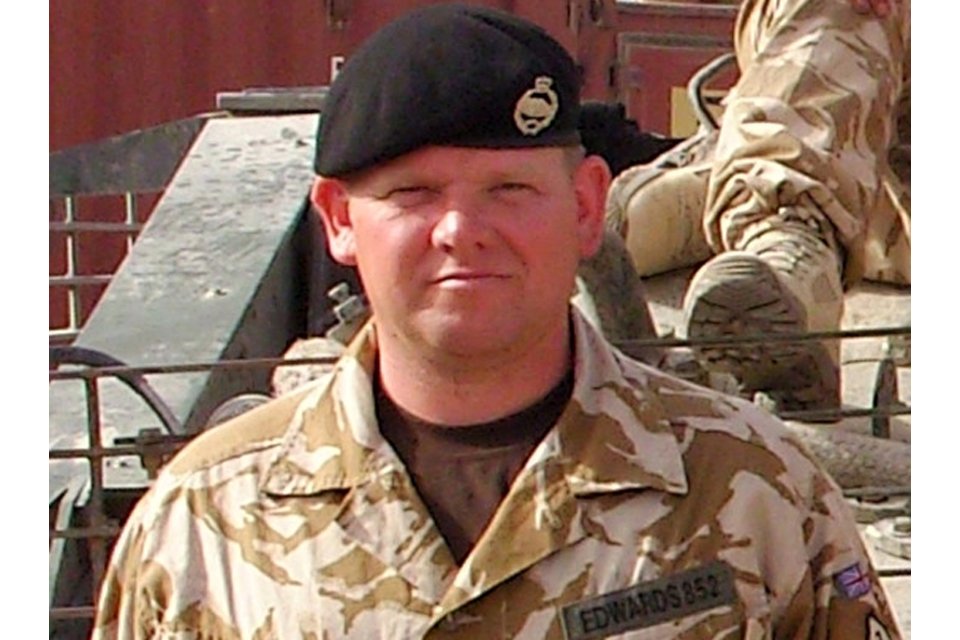 KeyserSosse (@keysersosse) on Twitter photo 31st July, 2007
Thrapston born Corporal Steve ''Eddy'' Edwards, aged 35, lived in Sutton Coldfield, and of 2nd Royal Tank Regiment, was killed when his Warrior Armoured Vehicle, struck an IED in the Mustashfa District of Basra City, Iraq 
Lest we Forget this brave man  🏴🇬🇧 31st July, 2007
Thrapston born Corporal Steve ''Eddy'' Edwards, aged 35, lived in Sutton Coldfield, and of 2nd Royal Tank Regiment, was killed when his Warrior Armoured Vehicle, struck an IED in the Mustashfa District of Basra City, Iraq 
Lest we Forget this brave man  🏴🇬🇧