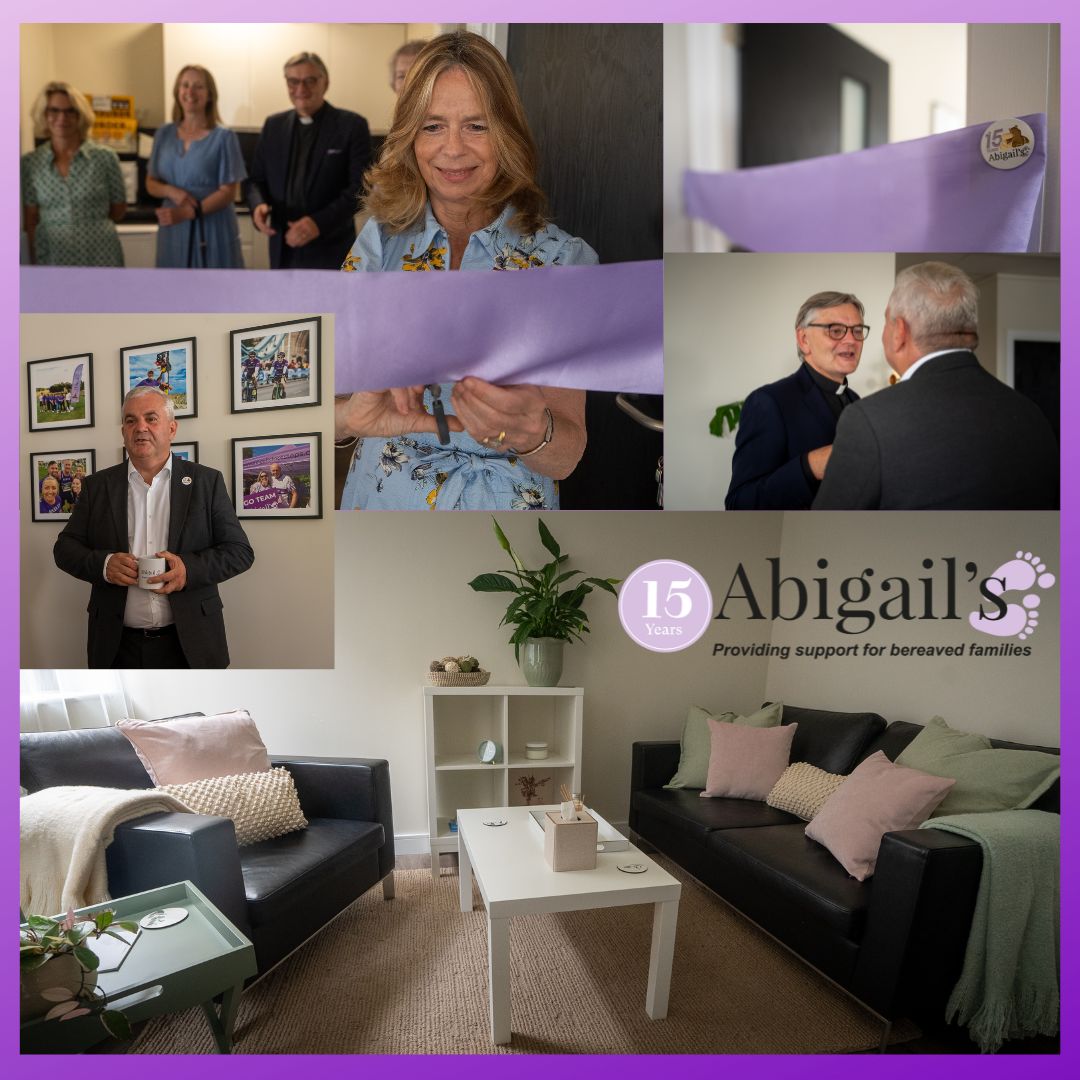 💜 The new Abigail’s Footsteps office and dedicated counselling room have been officially opened by The Lady Colgrain, His Majesty’s Lord-Lieutenant of Kent.

💜 If you have been affected by babyloss please contact naomi@abigailsfootsteps.co.uk.

@LordLieuKent