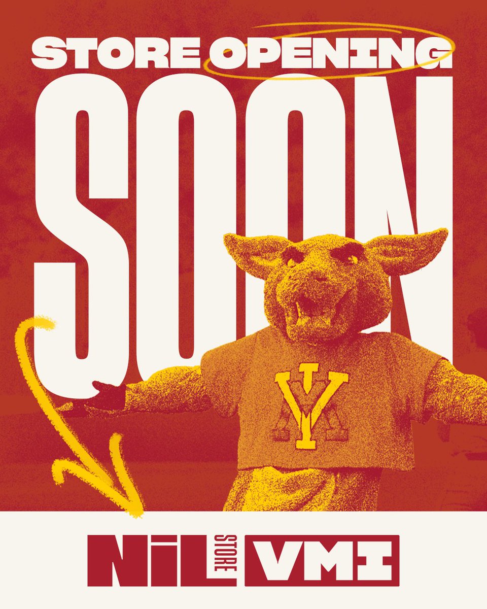 VMI Athletics (@vmiathletics) on Twitter photo The VMI Athletics <a href="/nil_store/">The NIL Store</a> is dropping next week!👀
Shop apparel from your favorite VMI teams and players through our exclusive VMI NIL Store.
#RahVaMil The VMI Athletics <a href="/nil_store/">The NIL Store</a> is dropping next week!👀
Shop apparel from your favorite VMI teams and players through our exclusive VMI NIL Store.
#RahVaMil