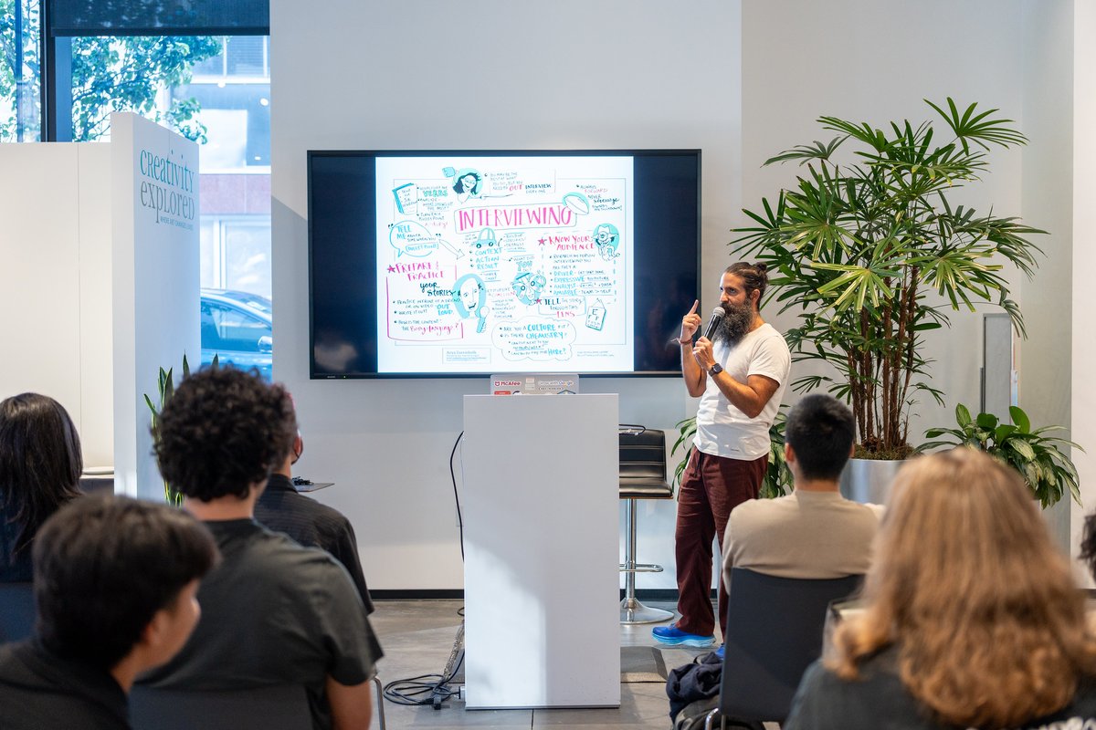 devmissionorg's tweet image. Huge thanks to Arya Zarrinkelk for leading an engaging session on interviewing.

Special thanks to @LinkedIn for generously sharing their beautiful community space for this moment.

#DevMission #TechTalent #BayAreaTech #GiveBack #LinkedIn #Volunteer #CareerReadiness
