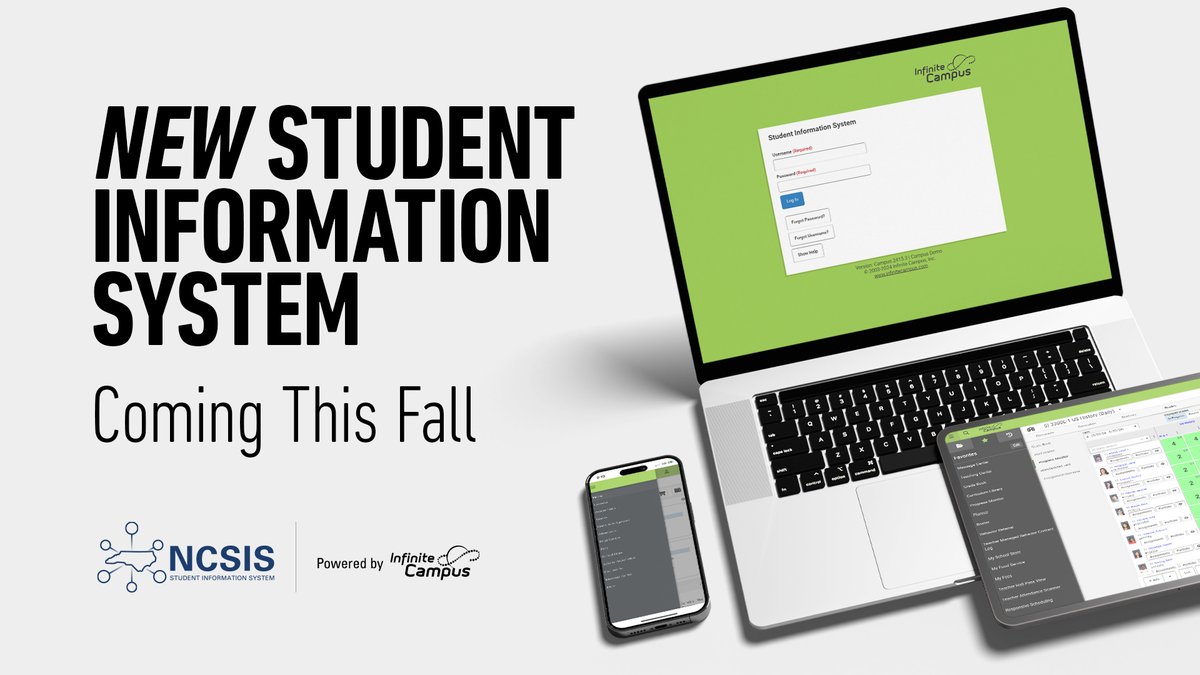 #GCSUpdates | Starting this fall, Guilford County Schools will switch to Infinite Campus as its student information system. Learn more here: gcsnc.com/families/techn…
