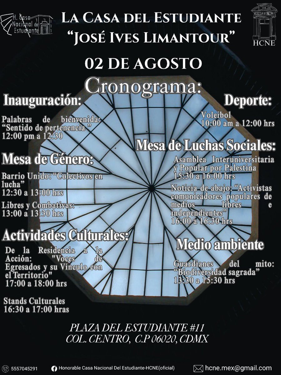 Nos vemos este Sábado 2 de Agosto en La Casa del Estudiante para unir fuerzas y seguir organizando estrategias. 

Estaremos recolectando firmas para romper relaciones con el estado s!on!sta, recuerda traer tu INE física o en foto.