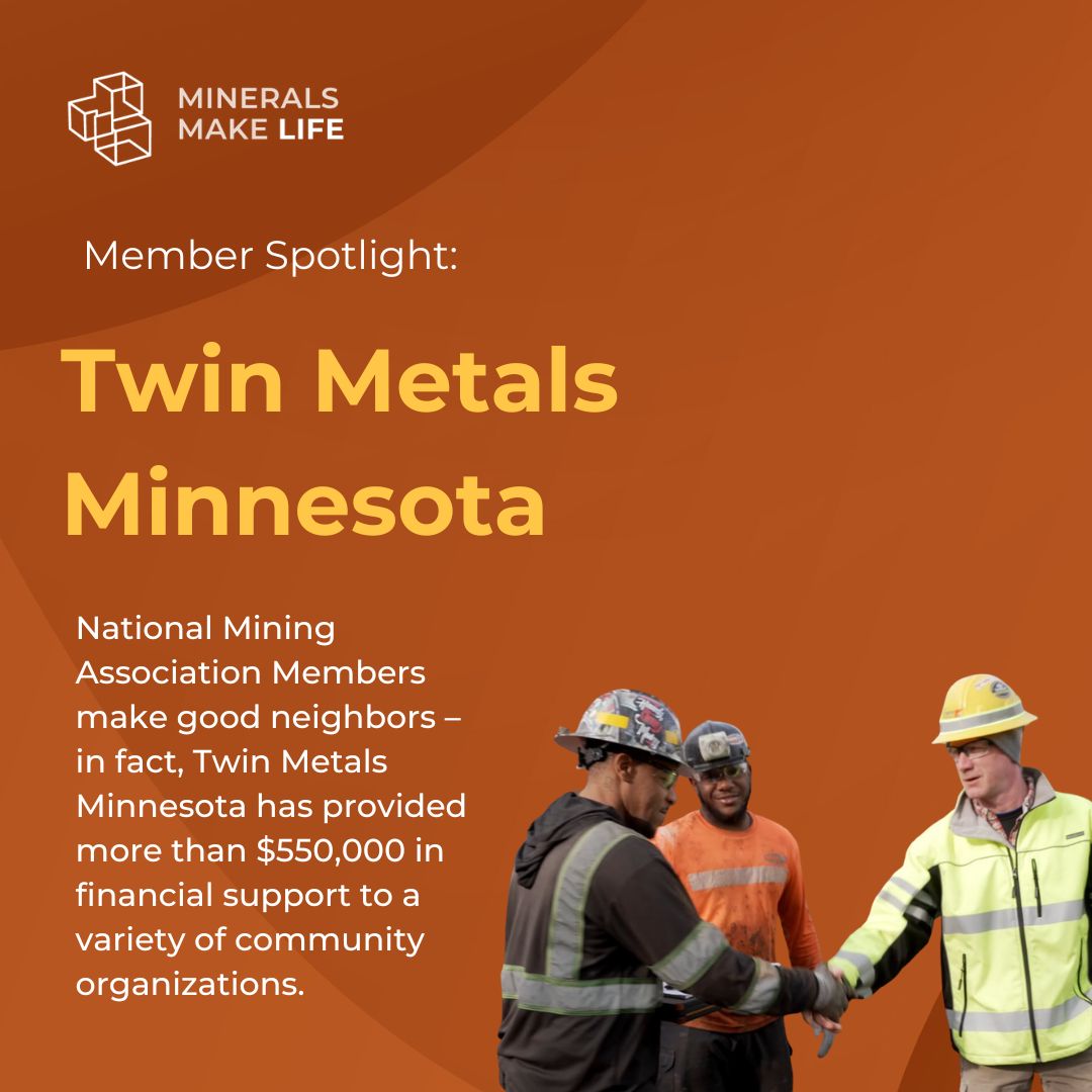Located in the heart of Minnesota’s Duluth Complex, <a href="/NationalMining/">National Mining Association</a> member <a href="/TwinMetalsMN/">Twin Metals Minnesota</a> is working to responsibly unlock one of the world’s largest undeveloped sources of copper, nickel, cobalt and platinum metals.

As the state’s first ever underground mine, their operations