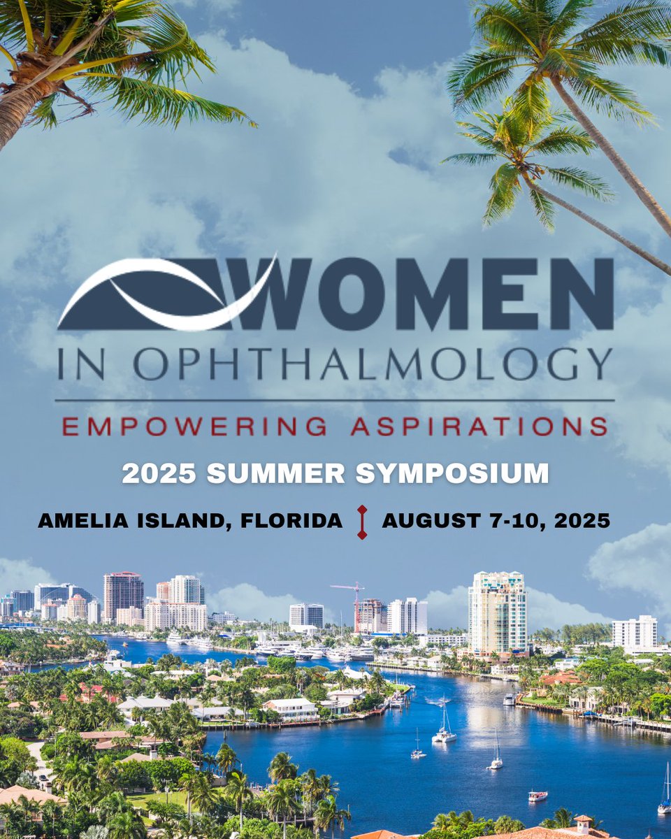 Join a dynamic community of women leaders in #ophthalmology at the 2025 WIO Summer Symposium, August 7–10 at The Ritz-Carlton, Amelia Island. 🏝️

Learn more w/ the link below:
wioonline.org/summer-symposi…

#Florida #Ophthalmology #WomenInOphthalmology #WomenInMedicine <a href="/WIO_WomenInOpht/">WIO</a>