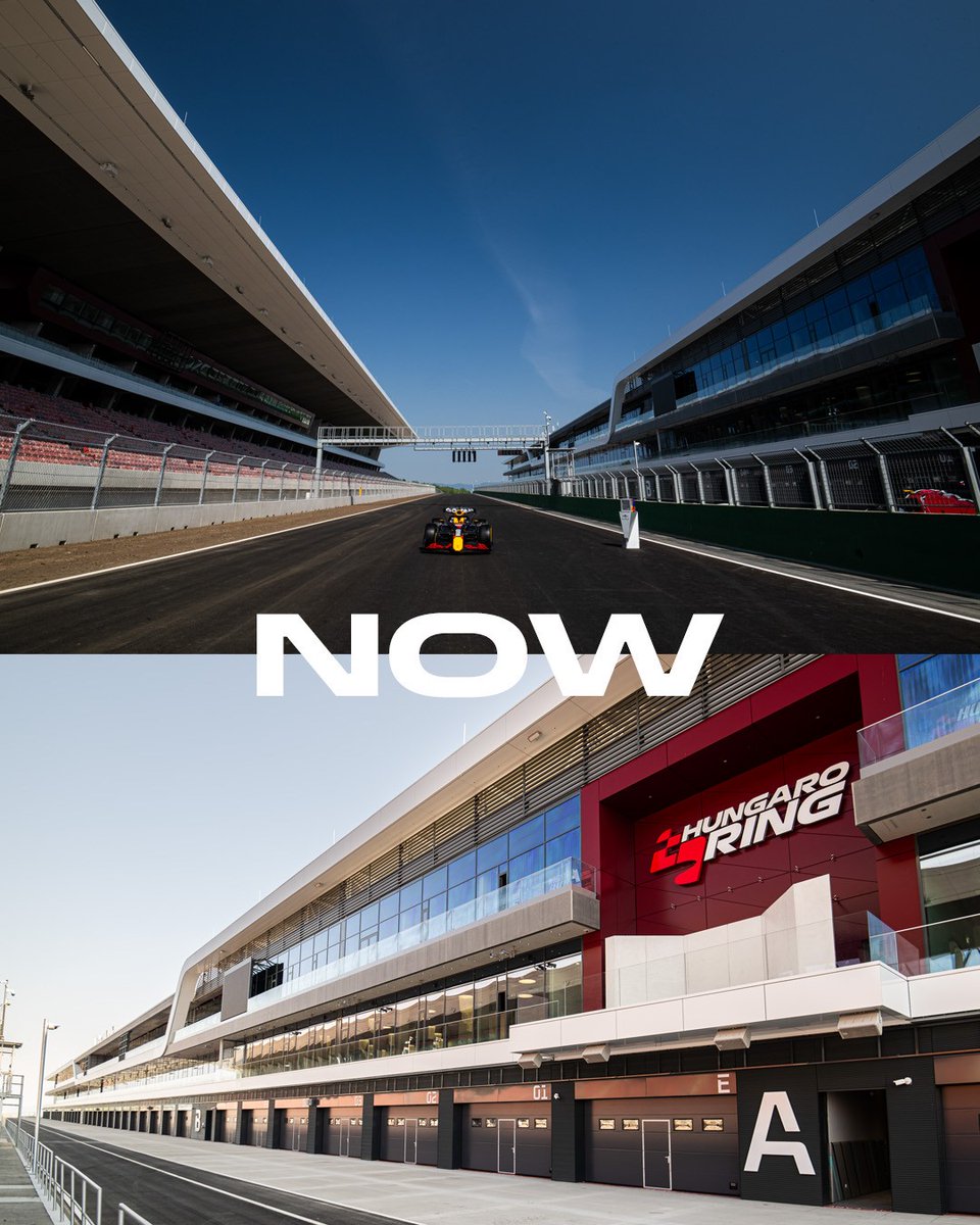 The entire Hungaroring main straight has been remodeled, including the pit lane and paddock
The straight has also been resurfaced