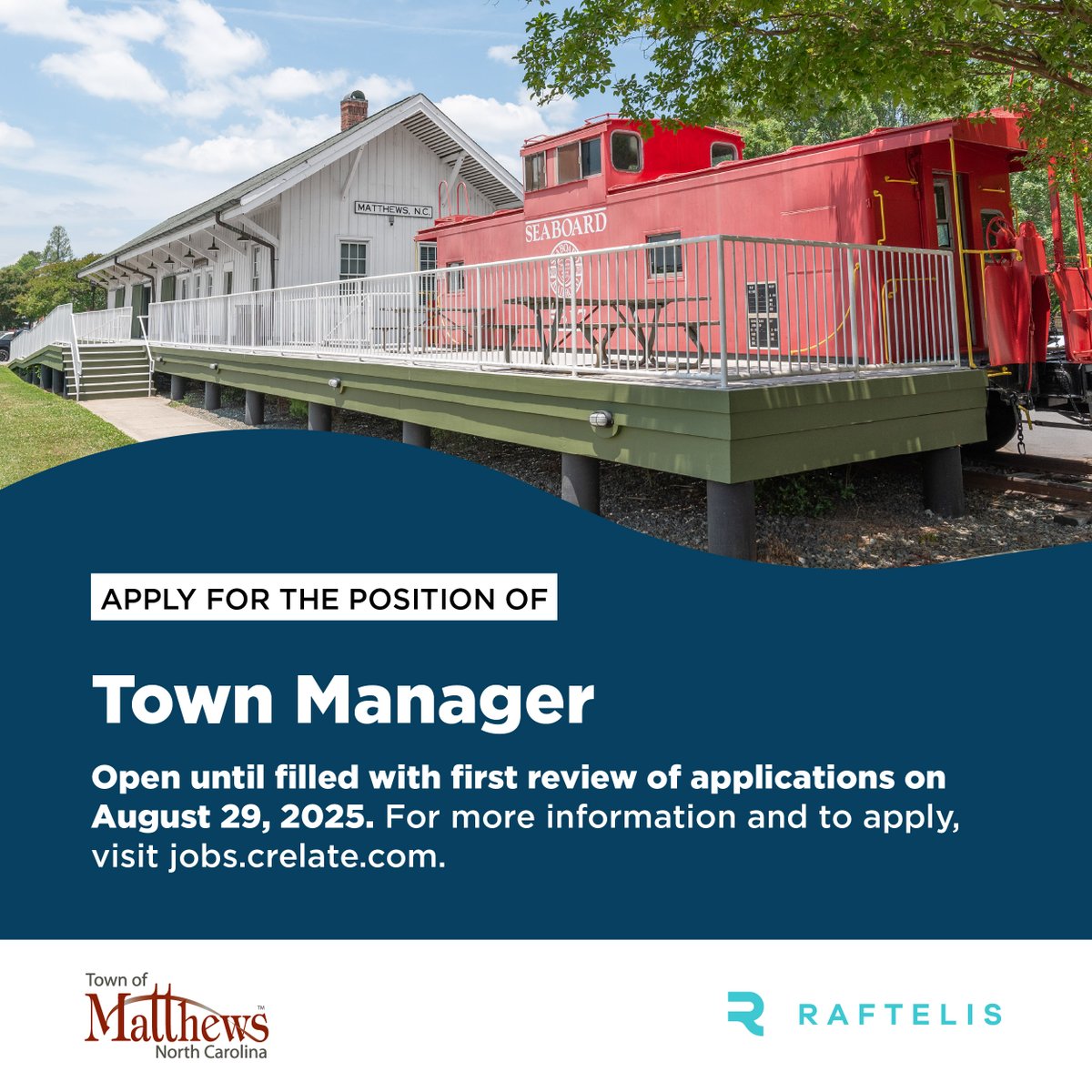 There’s a new executive opening! The Town of Matthews, North Carolina, seeks a highly knowledgeable and visionary leader, deeply committed to public service and organizational excellence to be its next Town Manager, serving as its Chief Executive Officer. hubs.la/Q03zvDZ30