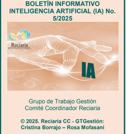 🧠 ¿Cómo afecta la #IA al trabajo en bibliotecas, educación e investigación?
📢 <a href="/Reciaria/">Reciaria</a> lanzó el 5.º Boletín IA con recursos, charlas y lecturas sobre ChatGPT, herramientas, ética, fake news y más.
📥 acortar.link/fFrWia
💬 ¡Compartilo con colegas!
#Bibliotecas #IA #ChatGPT