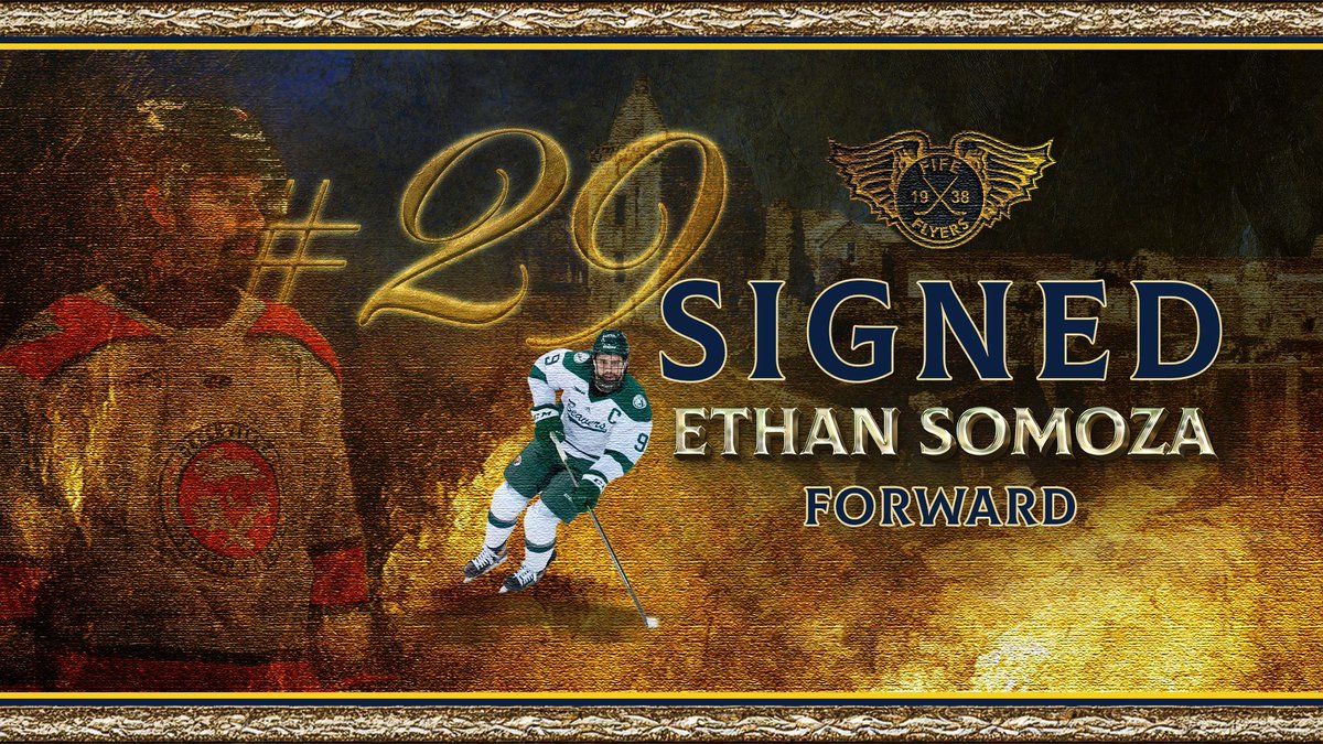 ✍️ | 𝐒𝐎𝐌𝐎𝐙𝐀 𝐁𝐎𝐎𝐒𝐓𝐒 𝐀𝐓𝐓𝐀𝐂𝐊

The Fife Flyers Ice Hockey Club are pleased to announce the signing of American forward Ethan Somoza.

👉🔗 fifeflyers.co.uk/2025/07/30/som…