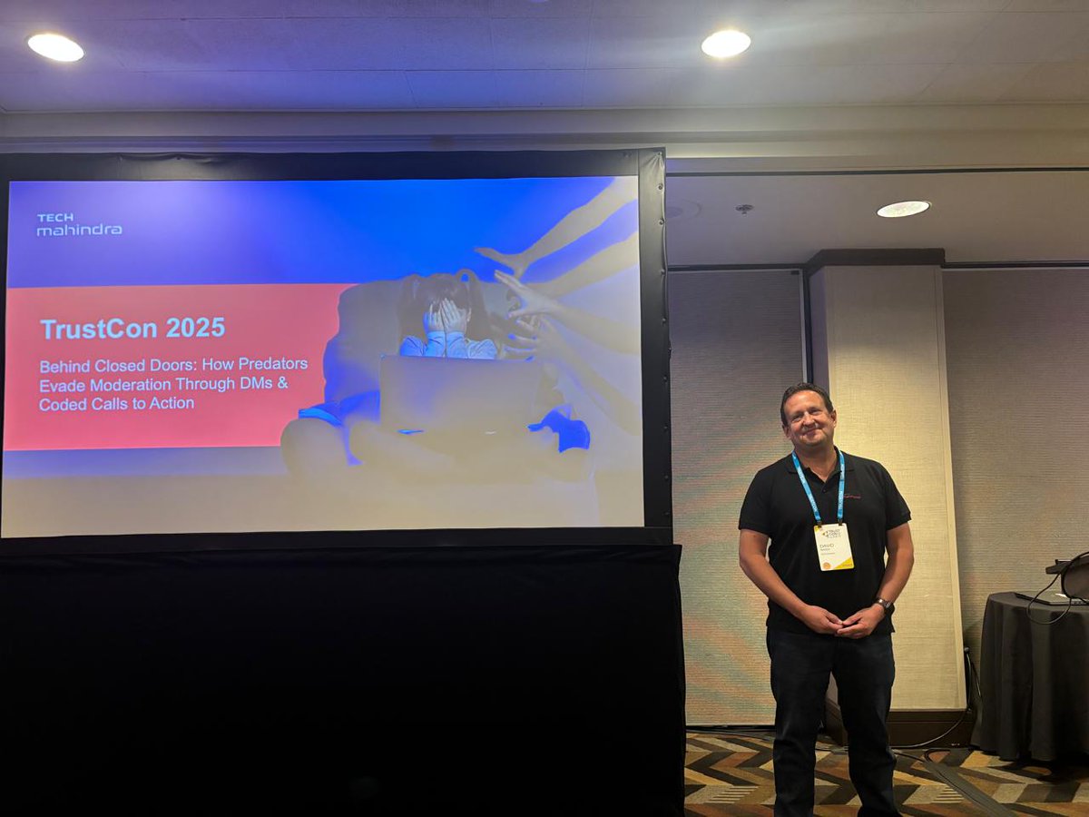 tech_mahindra's tweet image. Here’s a glimpse of @Tech_Mahindra BPS’s participation at #TrustCon2025, held from 21st to 23rd July in San Francisco, California!

As the global conversation around #TrustAndSafety, #ContentModeration, and #ResponsibleAI deepens, our team was proud to contribute insights,…