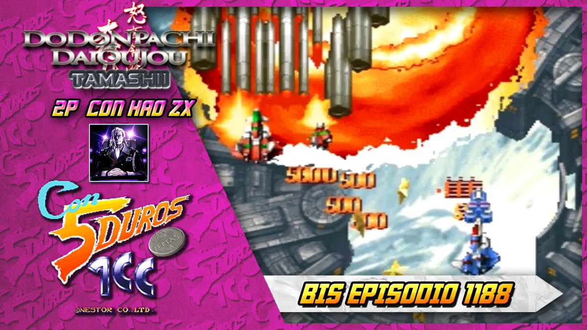 Dodonpachi Daioujou Tamashii, clásico de Cave del año 2008 para la placa arcade PGM-2. Este es un bis jugando a 2 Jugadores del milésimo centésimo octogésimo octavo episodio (1188) episodio de "CON 5 DUROS-1cc"

youtu.be/T6ngsw4PkfM