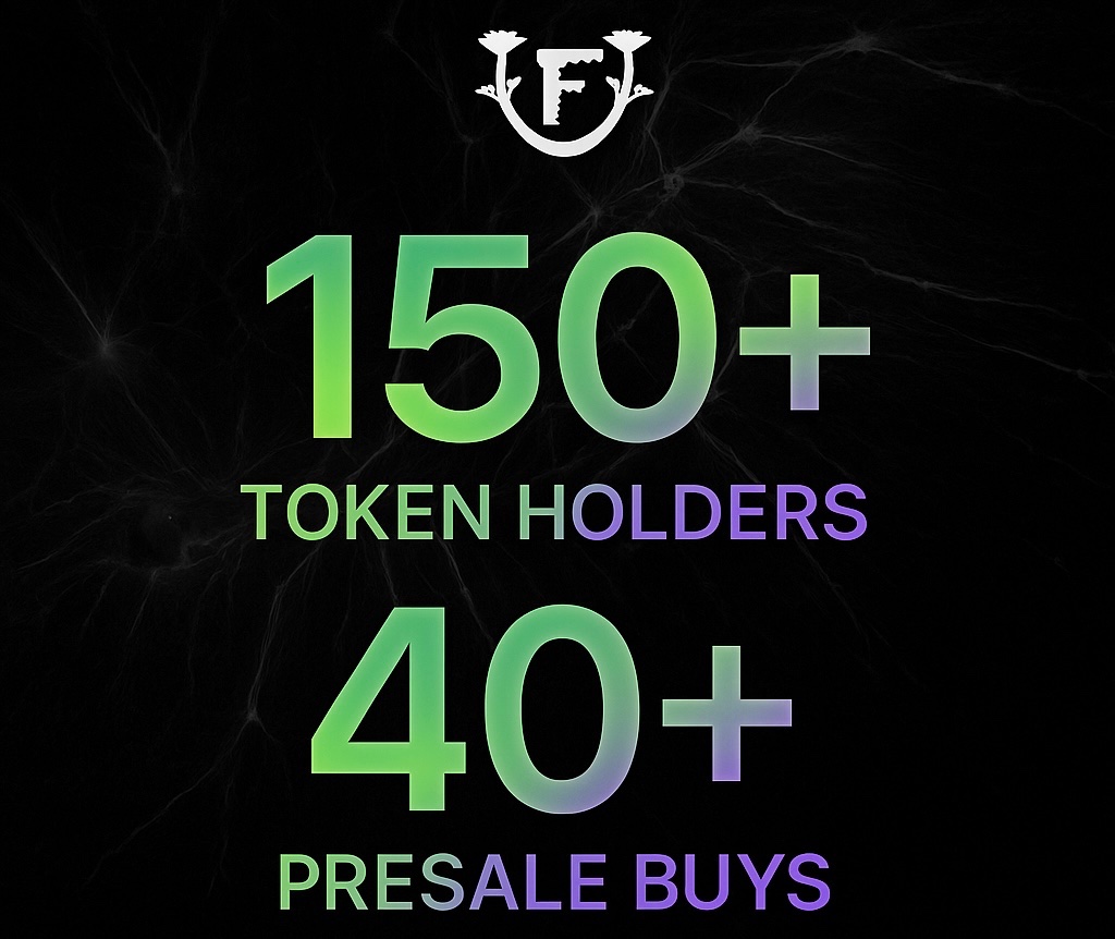 We are happy to announce that in our first week of presale launch, we recorded;

✅ 150+ token holders

✅ 40+ presale buys

Fully onchain. Wildly reactive.

Presale is still ongoing and to get started, check out the link in the comments.

Also, if you missed the step by step