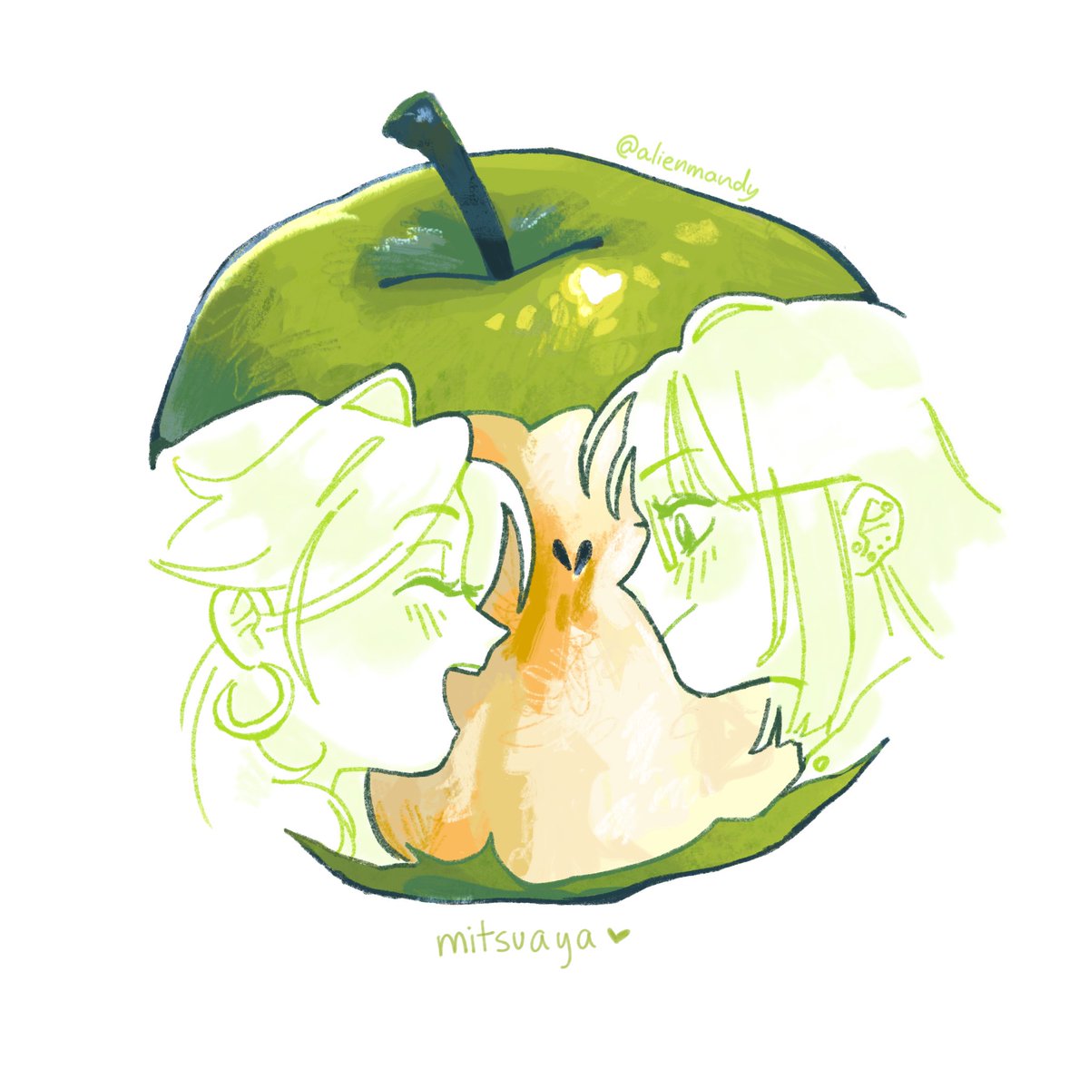 apple trend but my apple is green