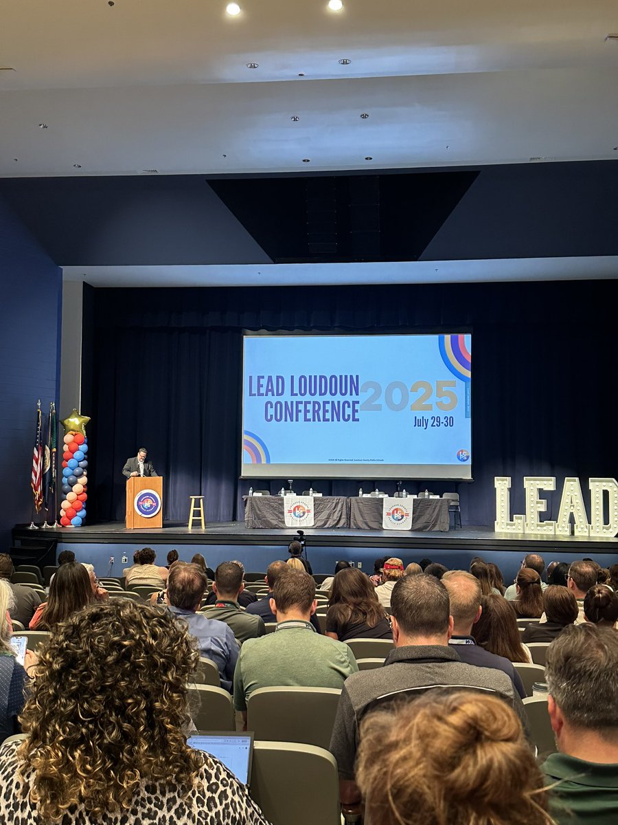 A very powerful speech from Dr.
Spence followed by an OUTSTANDING student panel done by current <a href="/LCPSOfficial/">LCPS News</a> students to start Day 2 of #LeadLoudoun #lcps2025