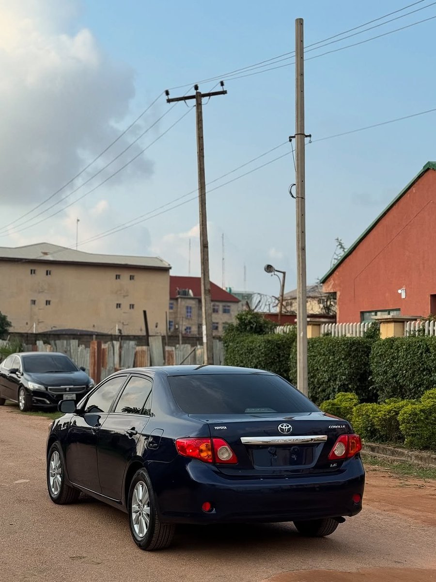 🚨🚨🚨
CLEAN TOYOTA COROLLA LE 2009 MODEL KEYLESS WITH ORIGINAL PAPERS AVAILABLE FOR 7.7M