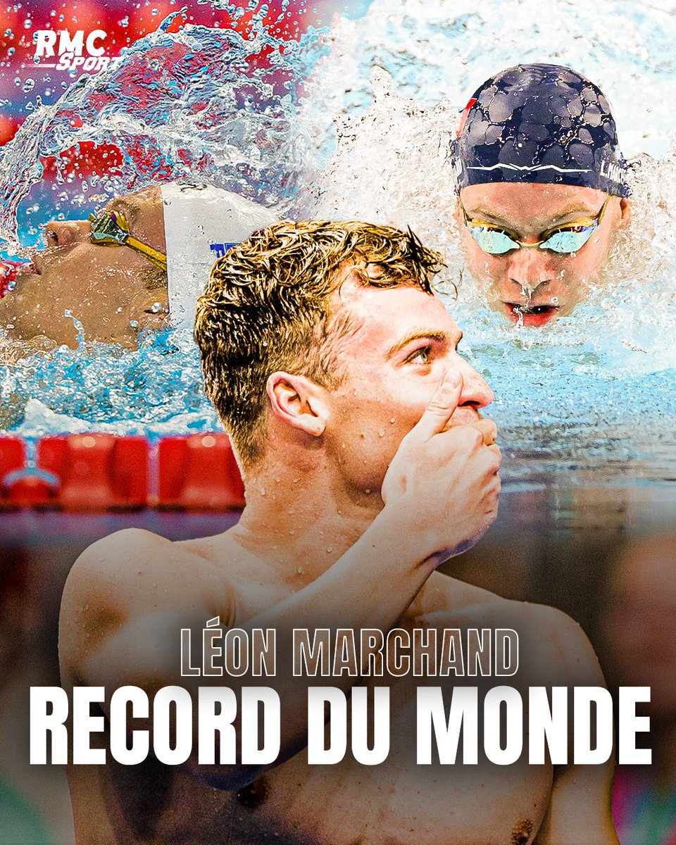 Léon Marchand, l’homme-poisson deviendra une des plus grandes légendes du sport dans l’Histoire. 

Retenez bien ! 😍🇫🇷

Quel monstre ! 🤯