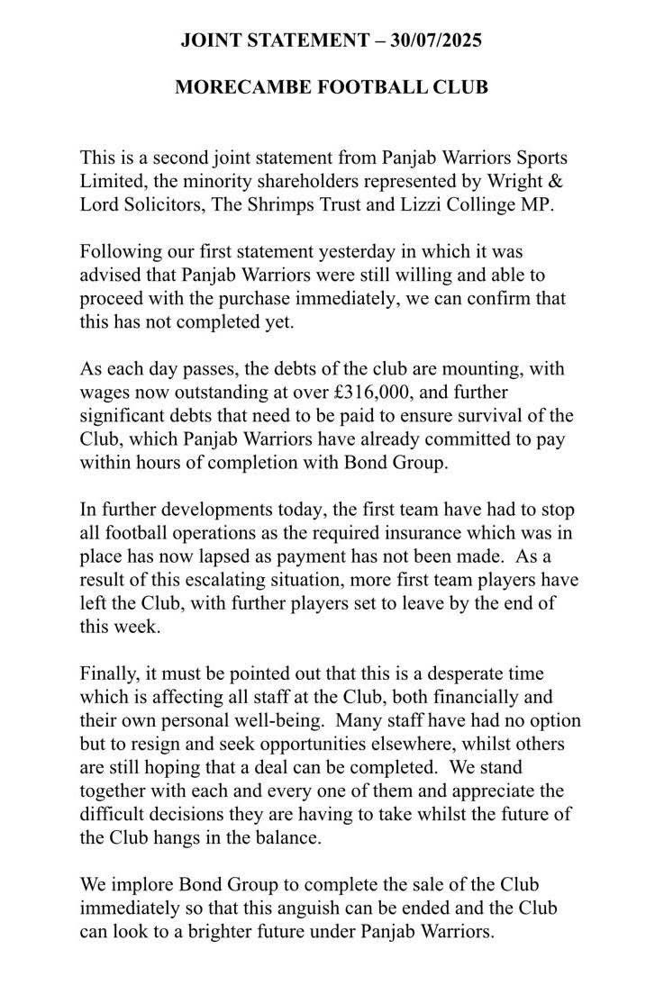 With every passing minute, more damage is done, more pain is felt, and our wonderful 105-year-old community football club slips closer to oblivion.

Jason — honour your word. Sell the club.
#UTS