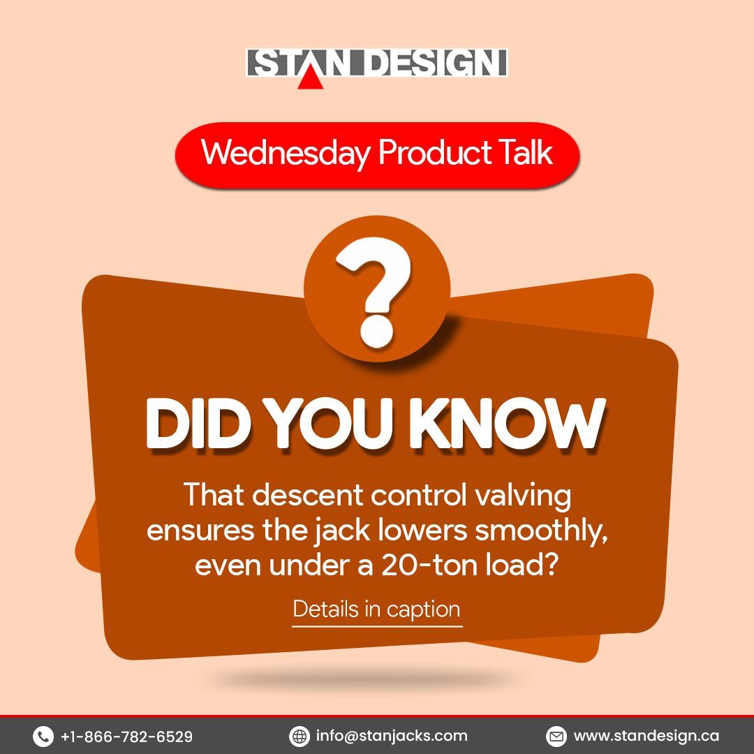 standesignca's tweet image. Descent Control Valving = Stable + Secure

1. Controls lowering speed
2. Prevents sudden drops under heavy load
3. Smooth, precise descent every time

📩 DM to book yours

#stanjack #standesign #designedtolift #didyouknow