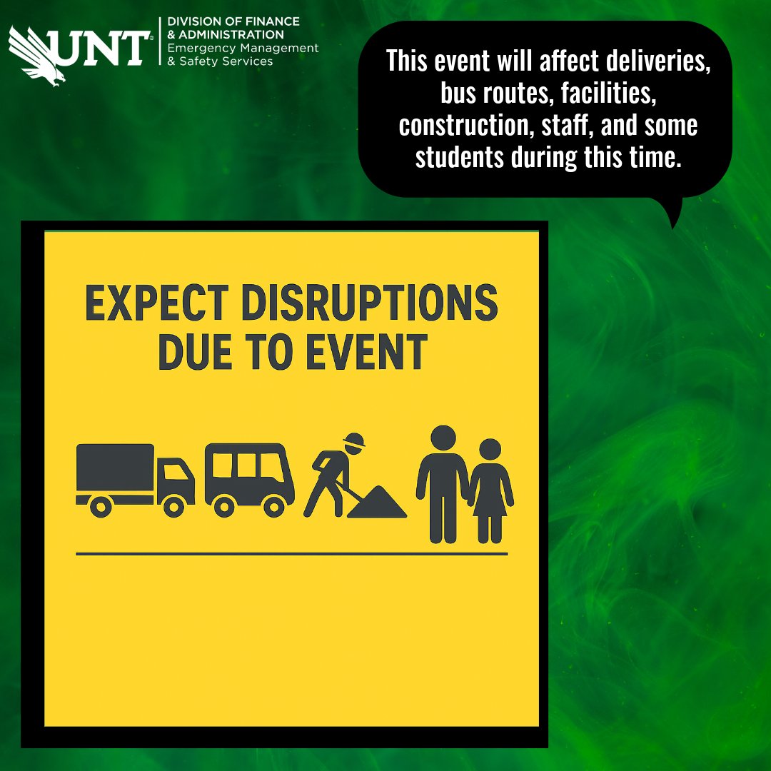 UNT Emergency Management tweet media