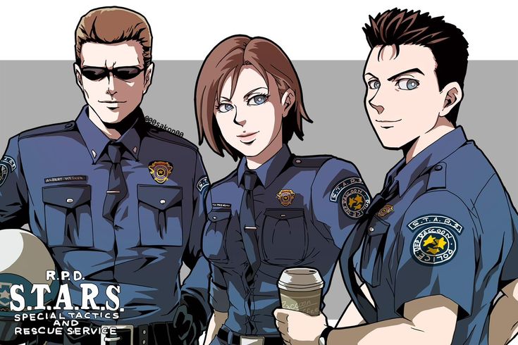 SandwichesJill's tweet photo. Good morning RE moots and everyone else. 

This is what Jill can look like in uniform ♥️🥪

Art by 000sakone00

#REBHFun 
#ResidentEvil https://t.co/xs1MNBzdWo