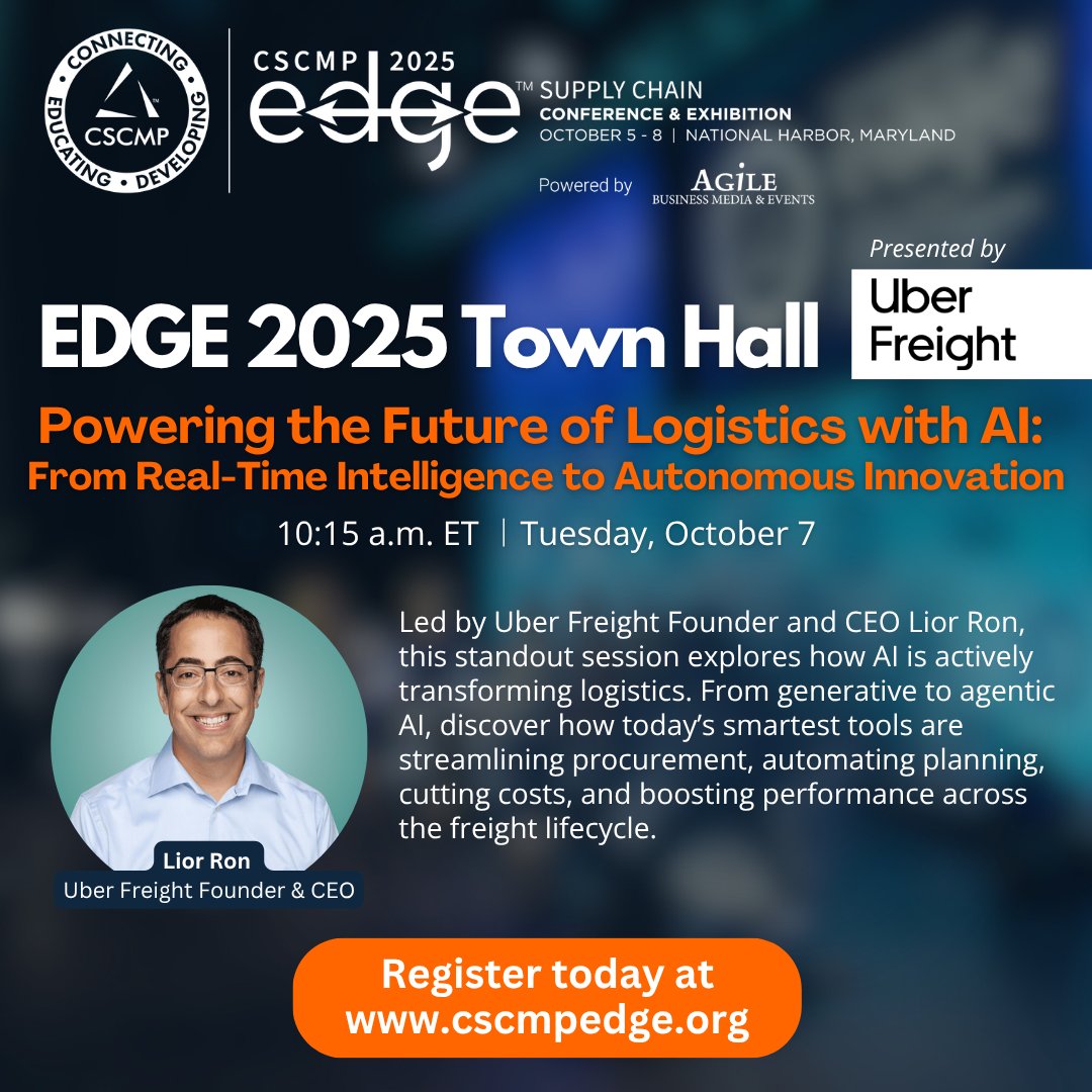 CSCMPEDGE's tweet image. Thousands of pros. 100+ sessions. 25+ hours of networking.
This is not your average conference. EDGE 2025 is the event.
🎯 Save $400 today: ACTFAST400
🌐 cscmpedge.org/website/81276/…