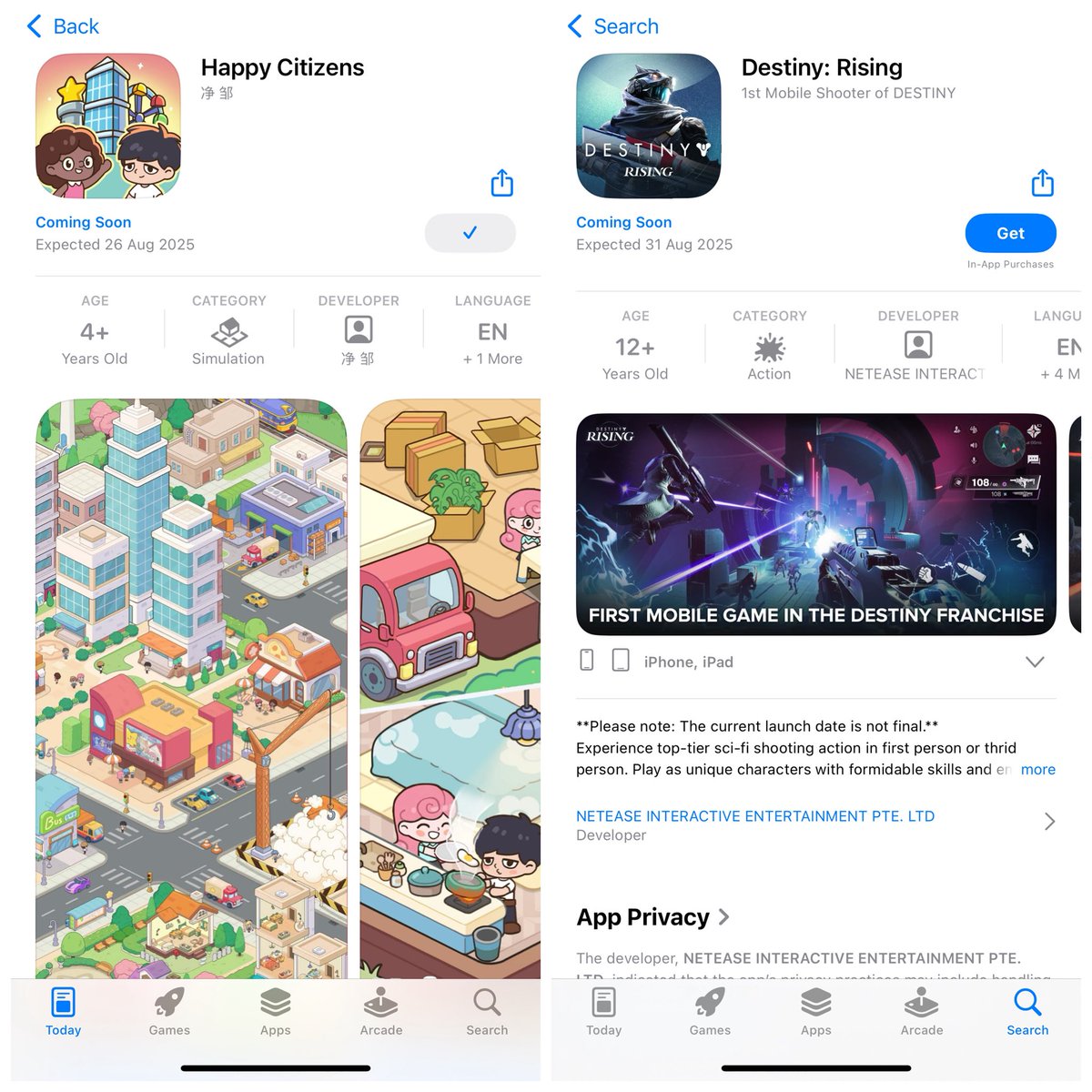 Release dates of 35+ New iOS Games coming this August: 👉🏻
#HuntAndHookFrontier #SunshineDaysTownBuilder #GranVelocita #AbyssOfDungeons #HappyCitizens #DestinyRising - are some of the anticipated titles.