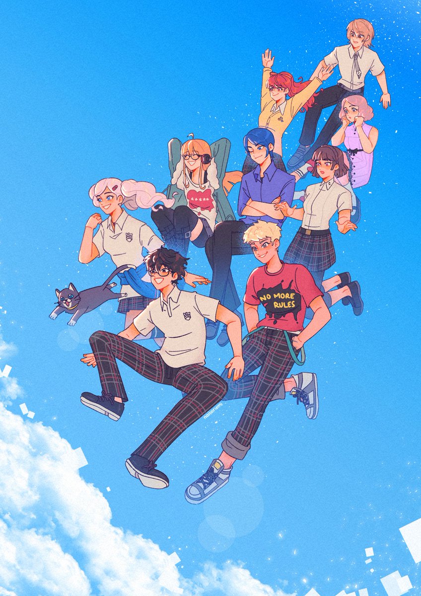 nanariemi's tweet image. ☁️💙 #persona5 #p5