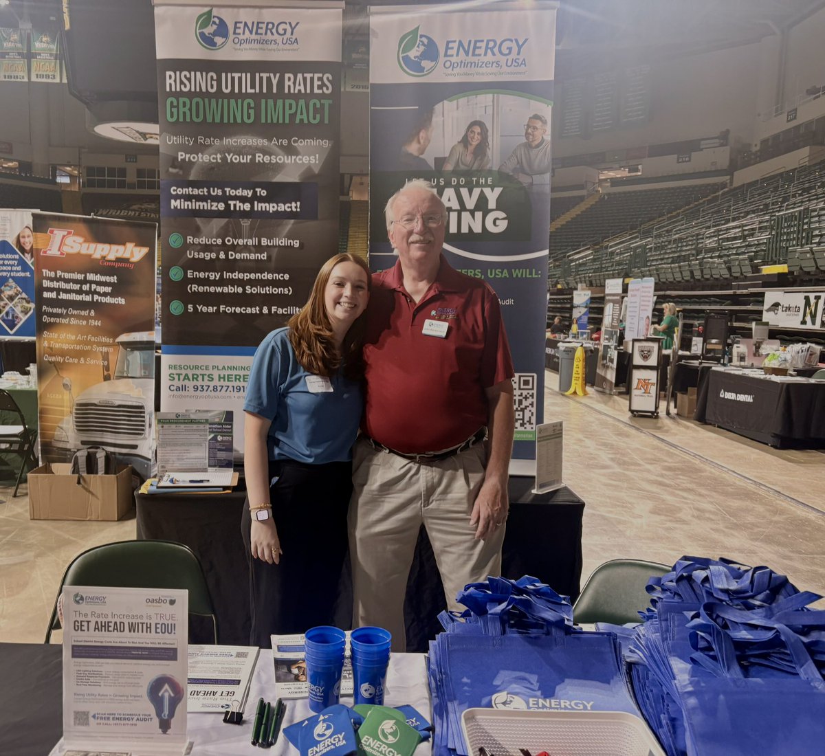 EoptimizeUSA's tweet image. The annual SW Ohio EPC  Vendor Fair opens! Stop by &amp;amp; see John &amp;amp; Rachel for the  latest on energy savings for public facilities #EnergyEfficiency #energysavings