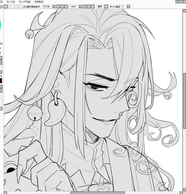 顔良く描けたから良しとする‼️‼️‼️ 