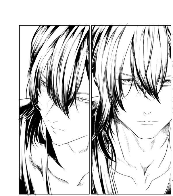 ベタとハッチングを最近学んでた 作画が綺麗になった気がする 