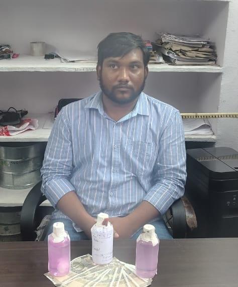 Sangem Anil Kumar, A.E.E., O/o the Dy.E.E., Panchayath Raj (Vigilence &amp; Quayality Control) of Jagitial Sub Devision and Distric was caught by Telangana #ACB Officials for demanding #bribe of Rs.10,000/- and accepting Rs.7000/- ( Already accepted Rs.3000/-) from the Complainant