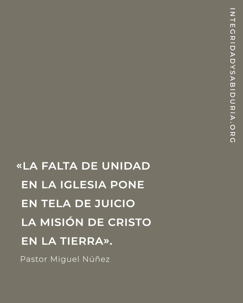Tomado del sermón «La unidad y la edificación del cuerpo de Cristo es tu responsabilidad», predicado por el pastor Miguel Núñez (<a href="/PastorMNunez/">Miguel Núñez, MD</a>), basado en Romanos 14:19—15:6. 

Haz clic en este enlace para verlo: l8r.it/vRtR
