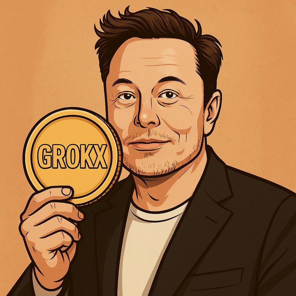Grokx_Official's tweet photo. 🤖 Elon just grabbed $GrokX
1000 winners 🏆
🎁 0.5 SOL worth $GrokX
✅ Follow
♻️ Retweet
💬 Comment your SOL address
He’s holding it. You should too.
#GrokX #Solana #MemeCoin #Crypto #ElonMusk #Airdrop https://t.co/BVUlZZuIKL