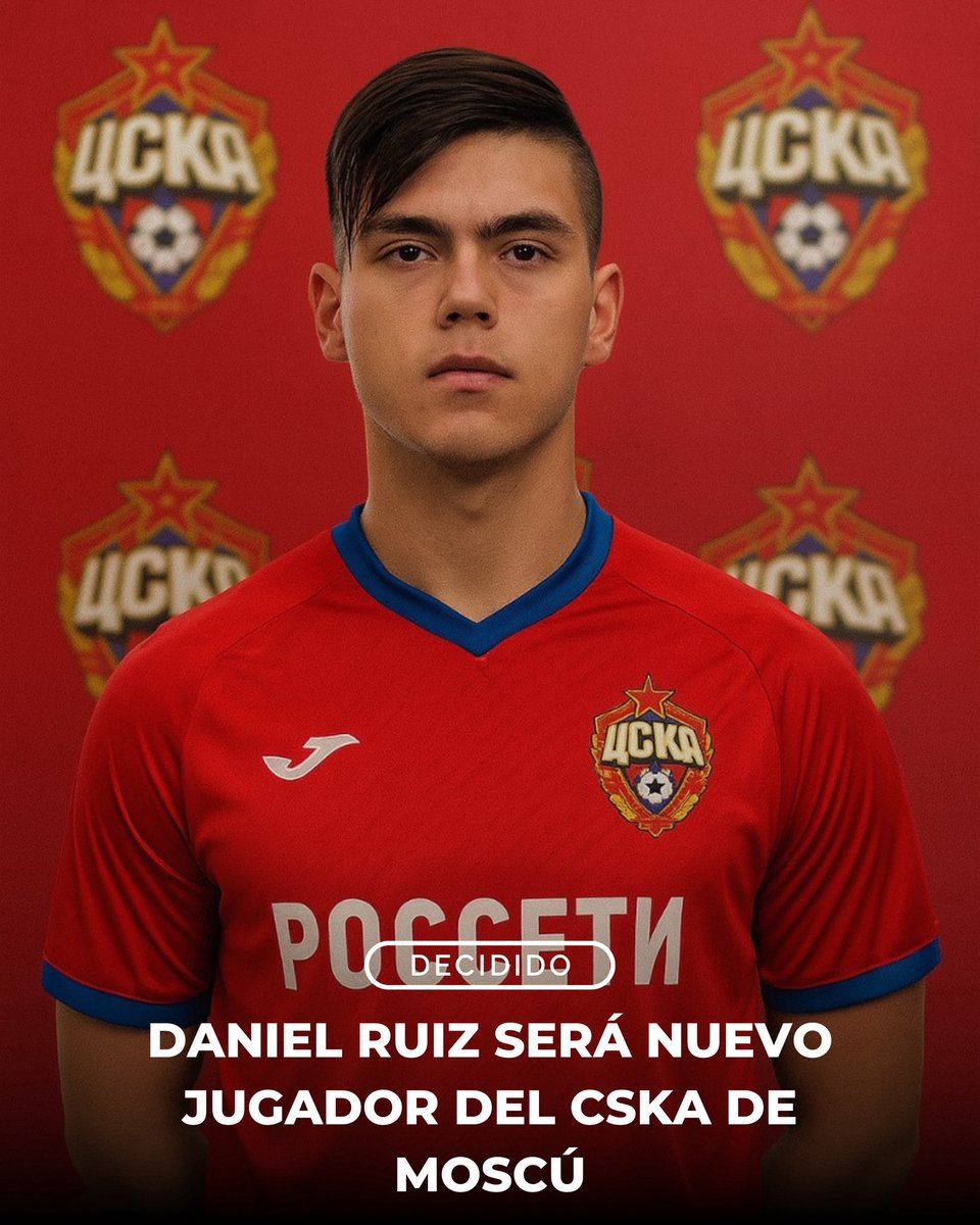 La Página Embajadora (@lpembajadora) on Twitter photo 🚨 | #Millonarios Ⓜ️ y el CSKA de Moscú 🇷🇺 llegaron a un acuerdo para la cesión de Daniel #Ruiz por un año, con opción de compra obligatoria.
Hoy se espera concretar el traspaso. Faltan un par de firmas para sellarlo.
— <a href="/guilloarango/">Guillermo Arango</a>🎖️ 🚨 | #Millonarios Ⓜ️ y el CSKA de Moscú 🇷🇺 llegaron a un acuerdo para la cesión de Daniel #Ruiz por un año, con opción de compra obligatoria.
Hoy se espera concretar el traspaso. Faltan un par de firmas para sellarlo.
— <a href="/guilloarango/">Guillermo Arango</a>🎖️