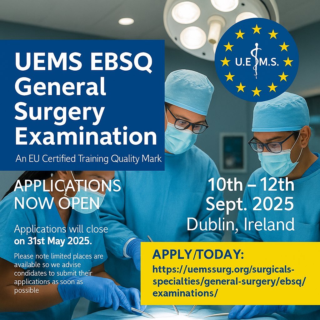 UEMS FEBS Gen Surg tweet media